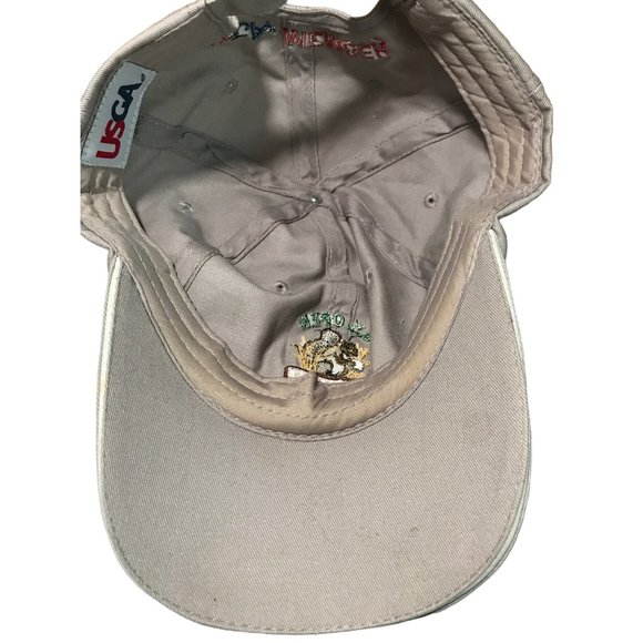 USGA MEMBER  U.S. Open 2016 Oakmont Beige Golf Cap Hat Lid Trucker Adjustable St - Picture 6 of 7